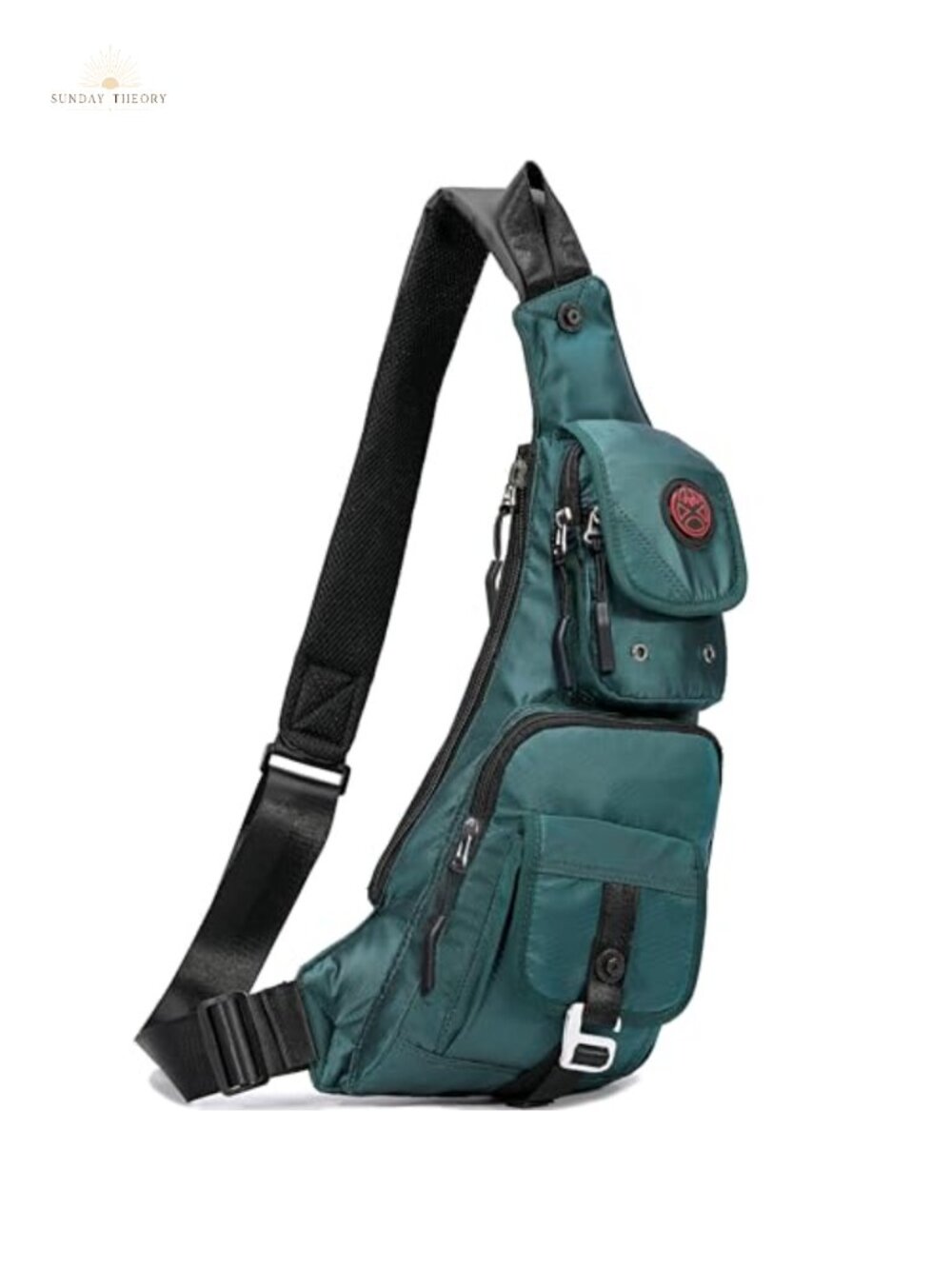 Nylon Sling Bag Crossbody Chest Shoulder Backpack Casual Daypack